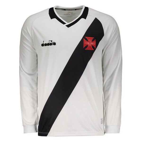 Camiseta Vasco da Gama Diadora Segunda equipación ML 2019-2020 Blanco
